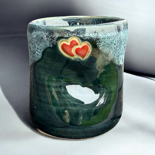 Handmade Mug with Hearts