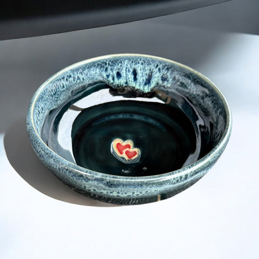 Handmade Bowl with Hearts